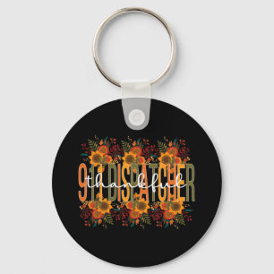 911 Dispatcher Thanksgiving 911 Operator Keychain