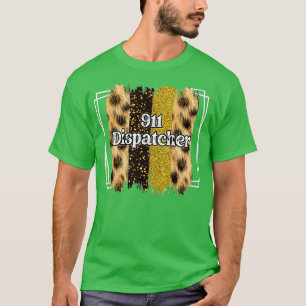 911 Dispatcher Thin Yellow Line Emergency Operator T-Shirt