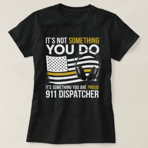 911 Dispatcher – USA Flag Proud T-Shirt