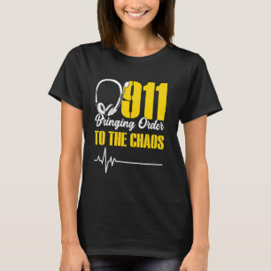 911 First Responder Emergency Medical Dispatcher D T-Shirt