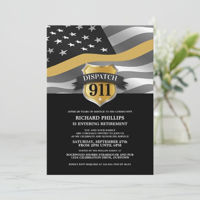 911 Invitations du parti de retraite (Debout devant)