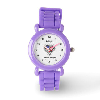 911 Patriotic Tattoo Watch