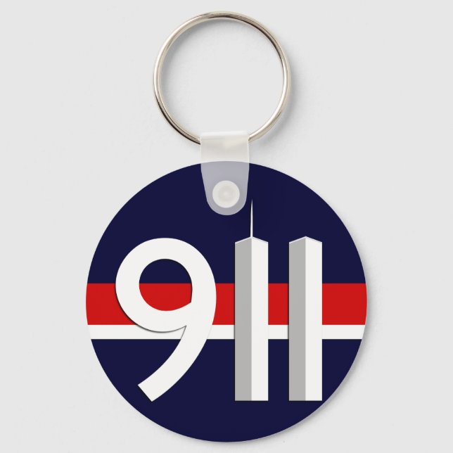 911 - September 11 10th Anniversary Keychain (Front)