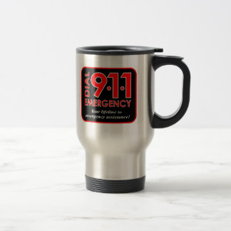 911" tasse de voyage composent secours" 911