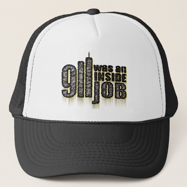 911 Was an Inside Job Trucker Hat (Front)