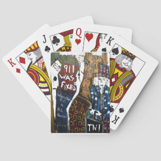 911 WAS FIXED WOOD SUPPORTS PLAYING CARDS