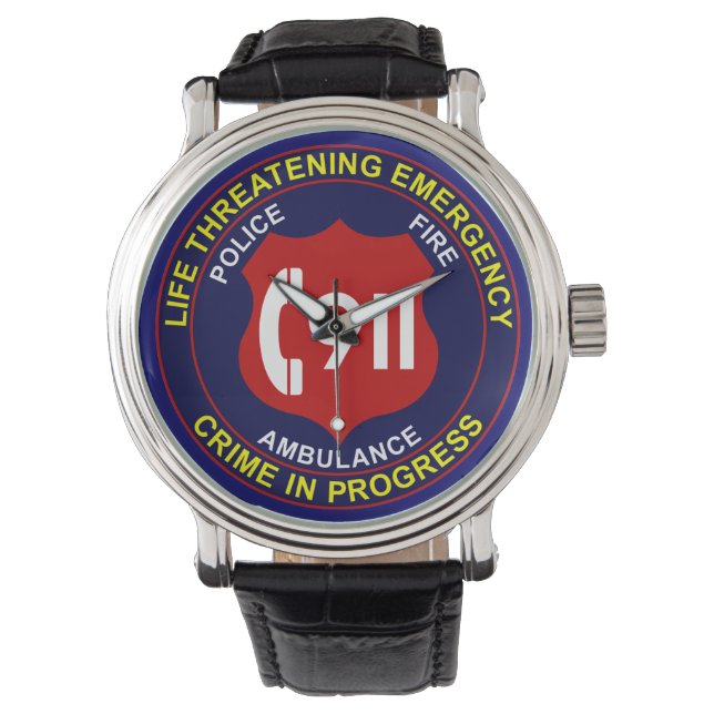 911 Watch Police Fire Ambulance (Front)