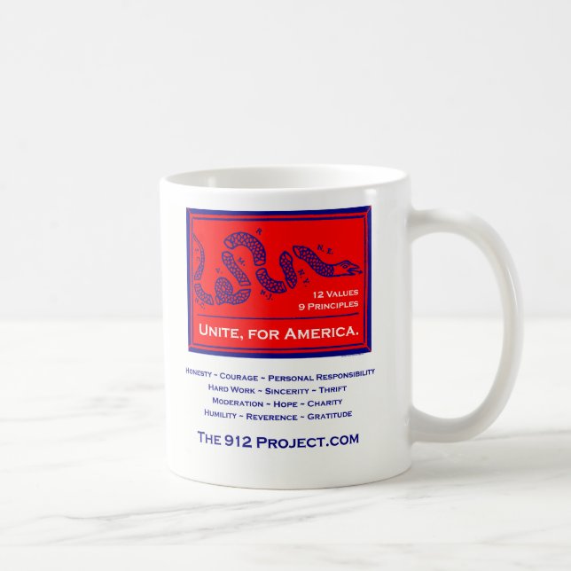 912  Project Unite for America Coffee Mug (Right)