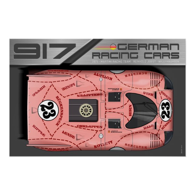 917 No.23 Pink Pig Poster (Front)