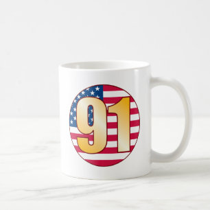 91 USA Gold Coffee Mug