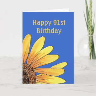 91st Birthday Card