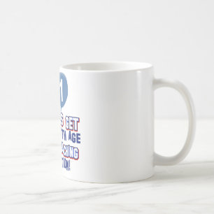 91st birthday designs coffee mug