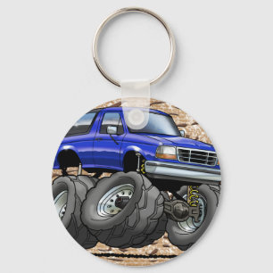 92-96 Blue Bronco Keychain