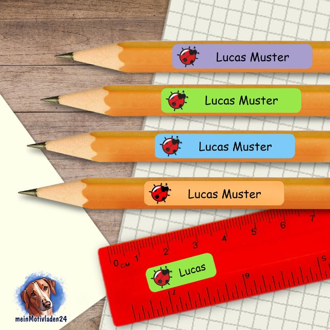 92 DIY Autocollants bleu vert - coccinelle (92 DIY Stifteaufkleber zum selber ausschneiden - Motiv: Marienkäfer - lila, grün, blau, orange)