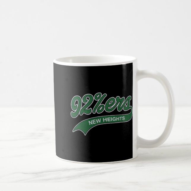92%ers New Heights For Men And Women  Coffee Mug (Right)
