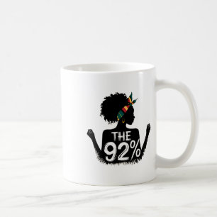 92 Percent Black Women Who Voted Black Women Histo Coffee Mug