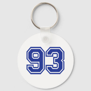 93 - number keychain