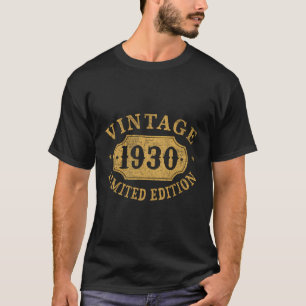 93 Years Old 93Rd Birthday Anniversary Best Limite T-Shirt
