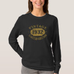 93rd Birthday Women 93 Year Old Men Funny 1932 93  T-Shirt<br><div class="desc">93rd Birthday Women 93 Year Old Men Funny 1932 93 Year Old</div>