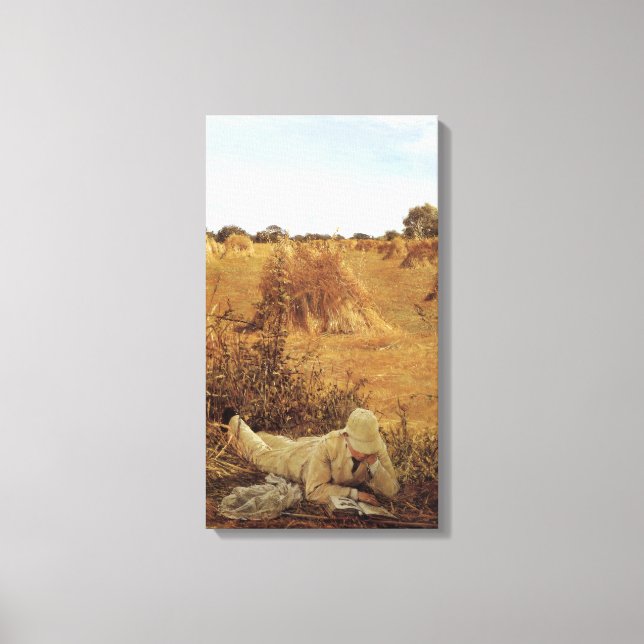 94 Degrees in the Shade, Sir Lawrence Alma Tadema Canvas Print (Front)