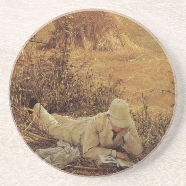 94 Degrees in the Shade, Sir Lawrence Alma Tadema Coaster (Front)
