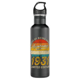  94 Year Old Bday Retro Awesome 94th Birthday Gift 710 Ml Water Bottle