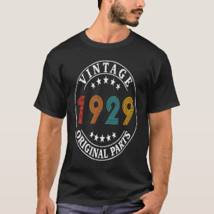 94 Year Old Retro Vintage 1929 94th Birthday 1 T-Shirt
