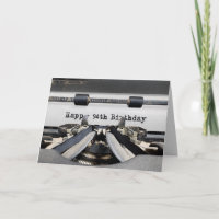 94th Birthday Retro Typewriter