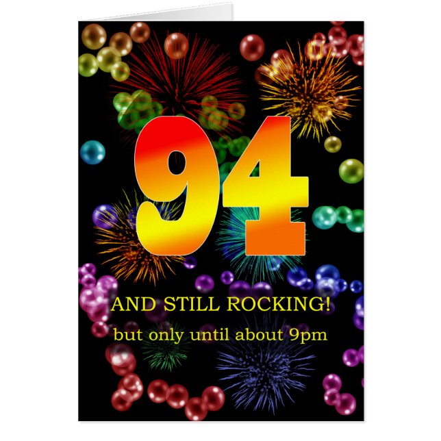 94th Birthday Still Rocking (Front)