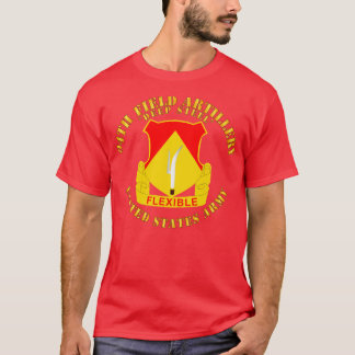 94th Field Artillery Regiment Deep Steel w DUI T-Shirt