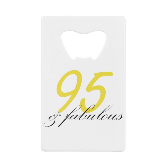 95 et fabuleux (Devant)