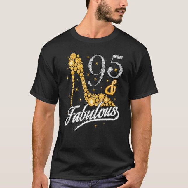 95 Et Fabuleux talons hauts en diamant Joyeux 95èm (Devant)