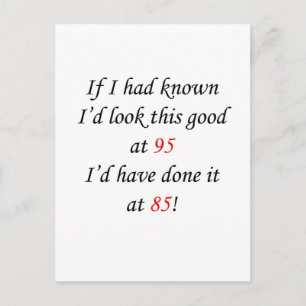 95 If I had known Postcard