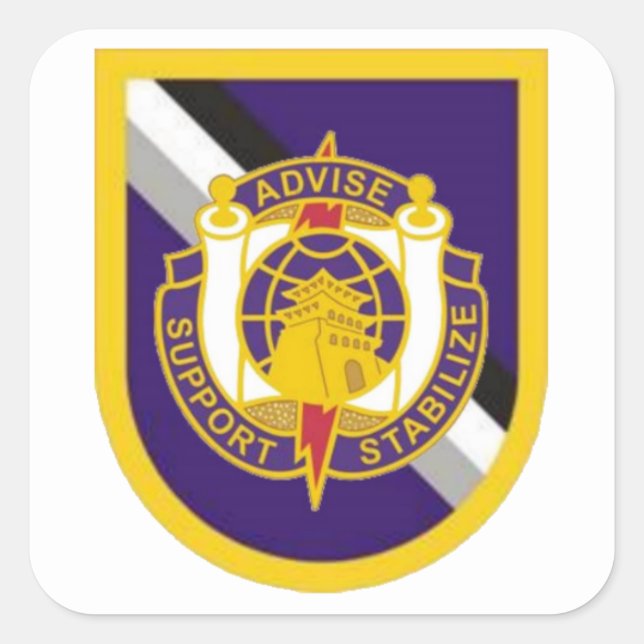 95E BRIGADE AFFAIRES CIVILES STICKERS FLASH/DUI (Devant)