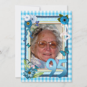 95e invitation à la fête d'anniversaire de la phot