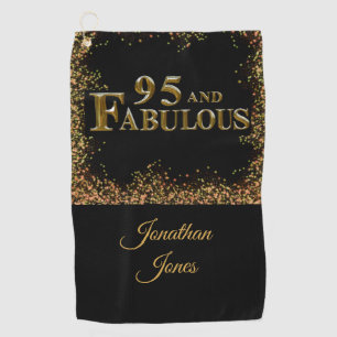 95th Birthday Golf Towel