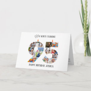 95th Birthday Photo Card