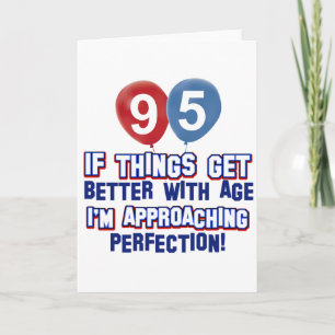 95th year old birthday gift card