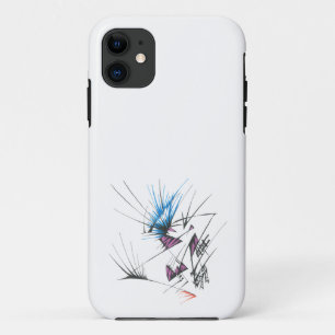 96 Colourful Abstract Tribal Tattoo Art iPhone 11 Case