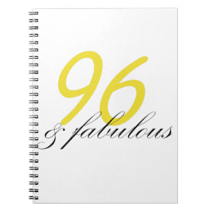 96 & Fabulous Notebook