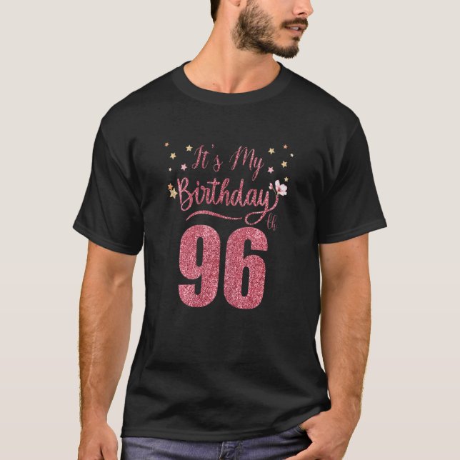 96 Years Old It's My Birthday Awesome Birthday Par T-Shirt (Front)