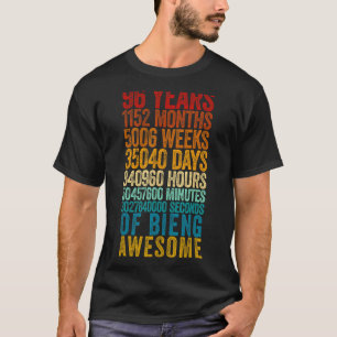 96th Birthday Old Metre 96 Year Old T-Shirt