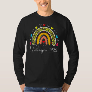 96th Birthday Vintage 1926 Rainbow Birthday T-Shirt