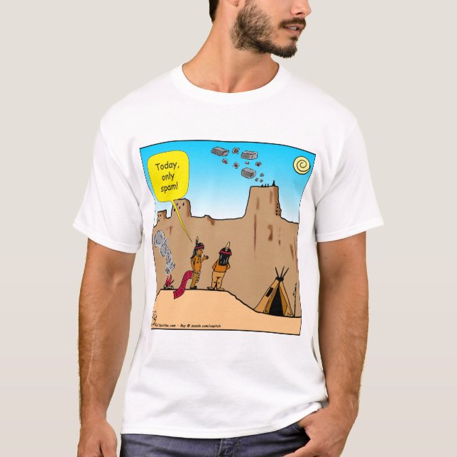 974 only spam cartoon T-Shirt (Front)