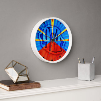 974 Reunion Island - Reunion flag Clock