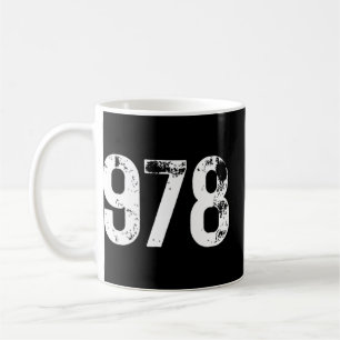 978 Area Code Lowell MA Mobile Telephone Area Code Coffee Mug