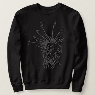 97 Abstract Tribal Tattoo Art Sweatshirt