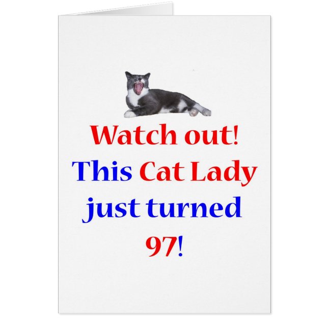 97 Cat Lady (Front)