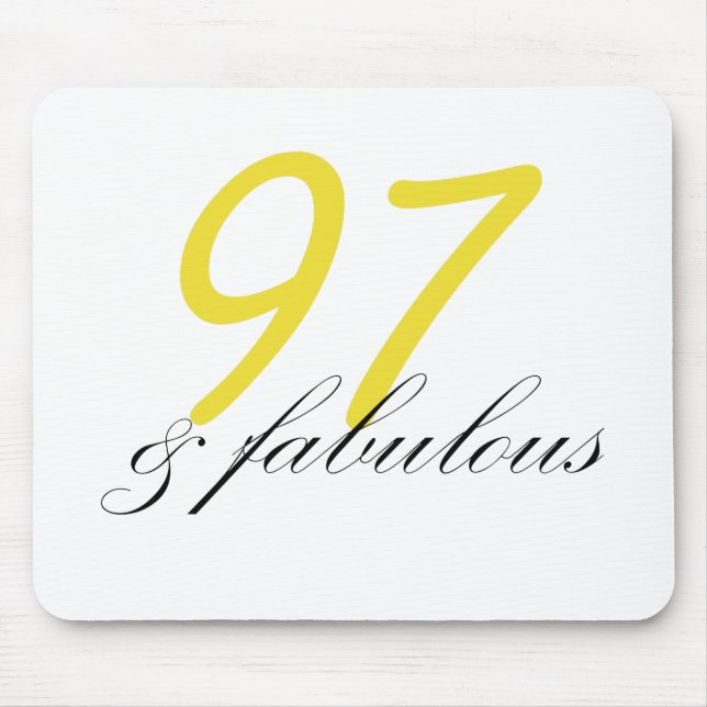 97 & Fabulous Mouse Pad (Front)