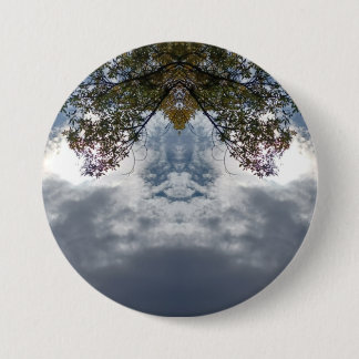 97Z Unique Colourful Abstract Nature 3 Inch Round Button